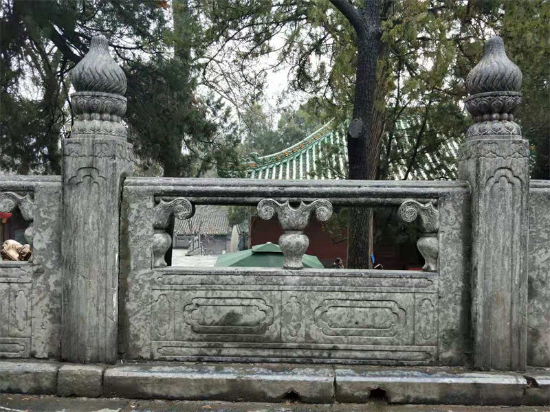 寺廟仿古青石欄桿